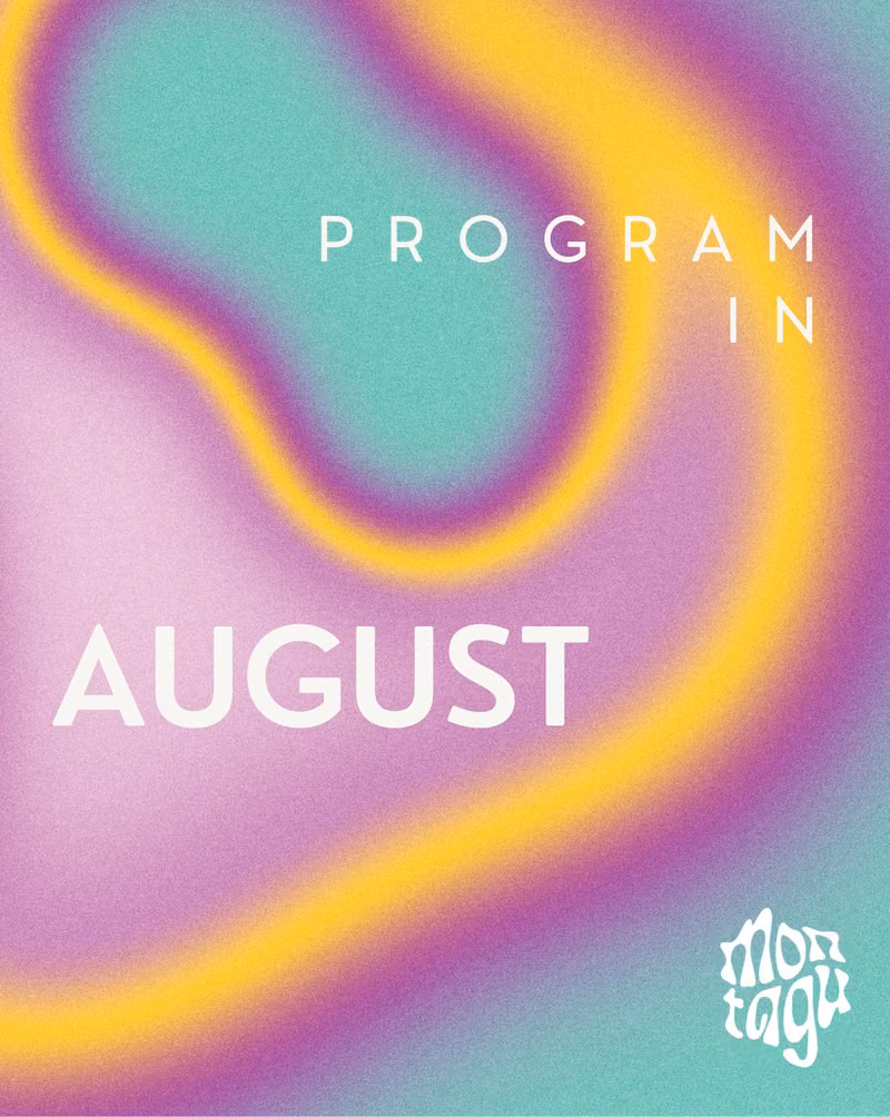 AUGUST is gonna be a lot of fun 💐
We’re excited to host some international artists with @sundaylemo